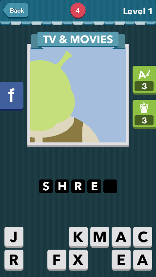 Green alien head with brown shirt.|TV&Movies|icomania answers