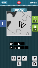 Puzzle piece with the letter W.|Brand|icomania answers|icoman