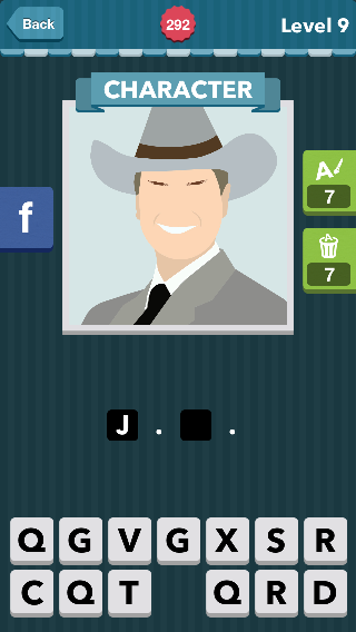 Man with cowboy hat and white smile.|Character|icomania answe