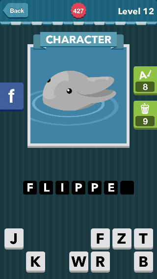 A dolphin in the ocean|Character|icomania answers|icomania ch
