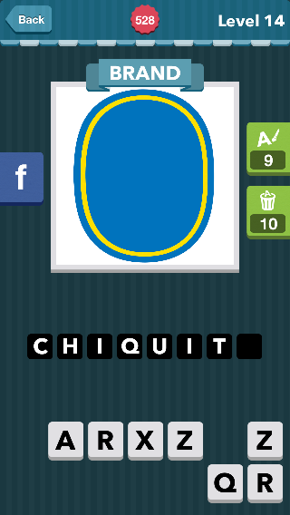 A blue oval with yellow lining.|Brand|icomania answers|icoman