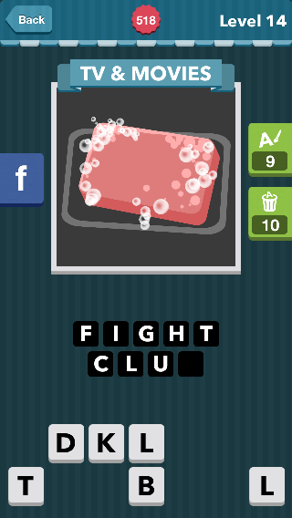 A red bar of soap with bubbles.|TV&Movies|icomania answers|ic