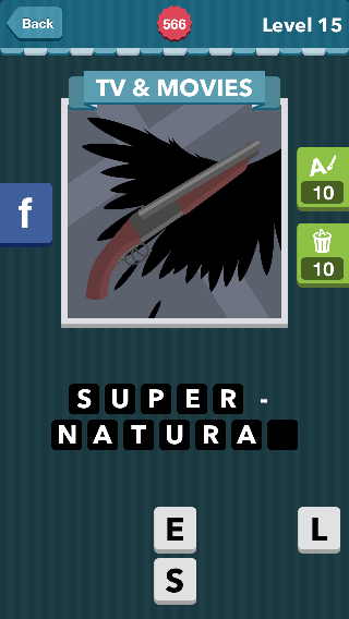 The wings of a black raven and a rifle.|TV&Movies|icomania an