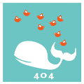 疯狂猜图一条白色鲸鱼上面8只小鸟404_品牌